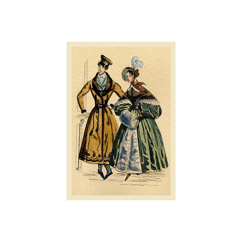 "winter poussette" , reproduction d’art, 42" H x 28" W