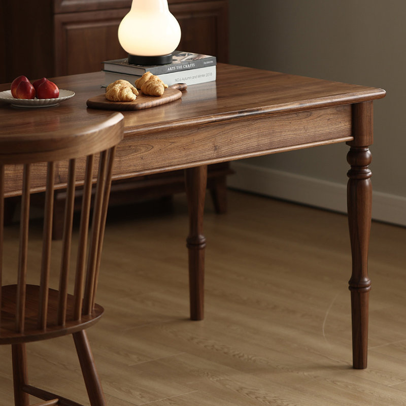American modern rectangular dining table, 30.31"H x 70.86"L x 33.46"W