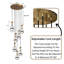 Luminaire suspendu 7 lumières Raindrop-548224529