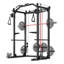 Cage électrique multifonctionnelle de 1 600 lb, support électrique en acier de 2 po x 2 po avec système de croisement des câbles réglable, accessoires d'entraînement complets, support de squat à domicile pour l'entraînement de la force du corps entier-134100530