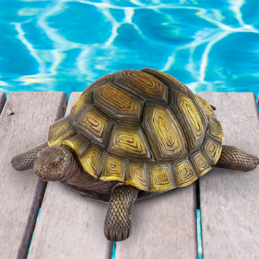 Beckett Tortoise Plastic Garden Statue Bay Isle Home™