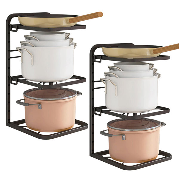 Prep & Savour Wall-mounted/Free-standing Pot Rack | Wayfair