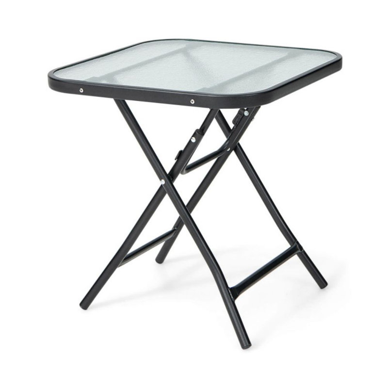 18 Inch Square Patio Bistro Table With Rustproof Frame