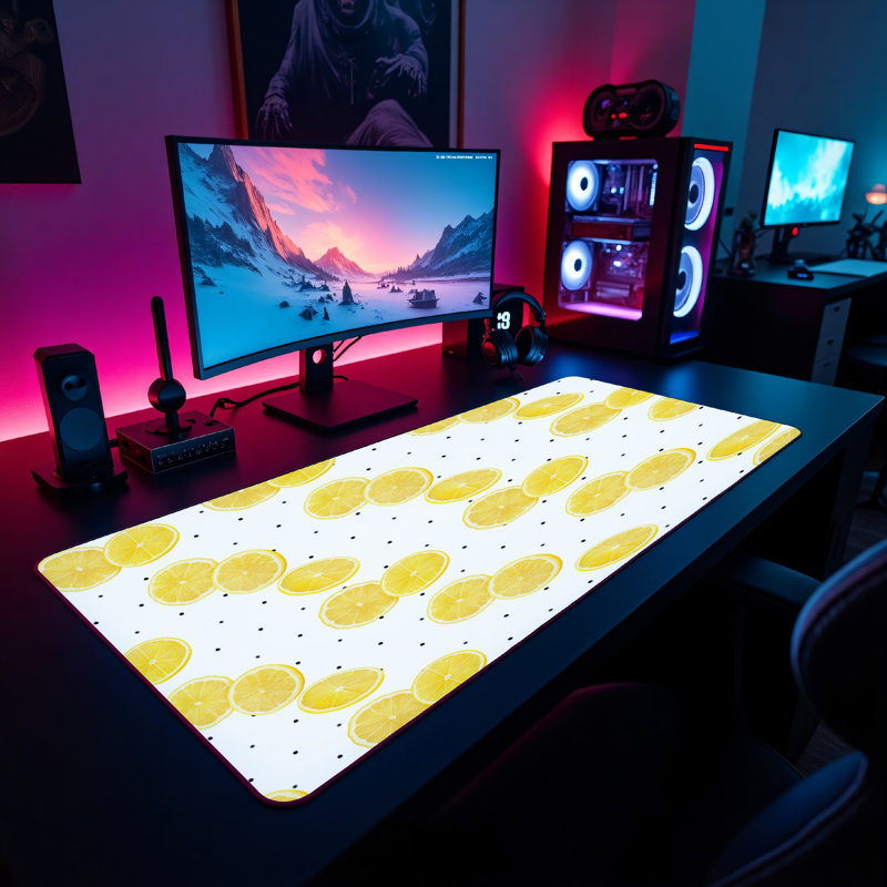 Polyester Desk Pad, 31.5x15.5