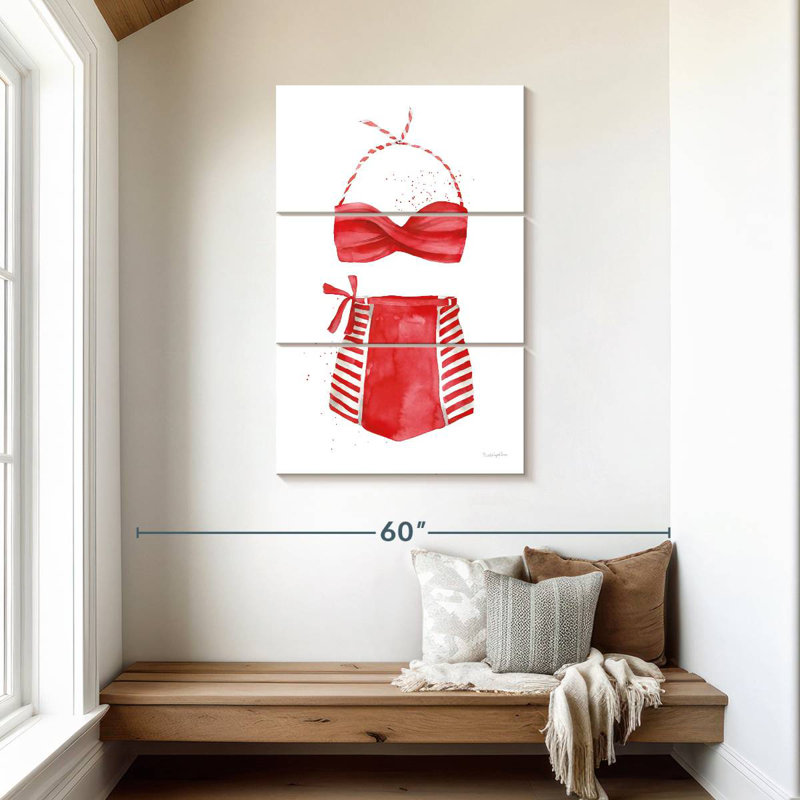 Maillots de bain rétro, H 45 po x l 28 po
