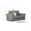 Berthella 2 Seater Fabric Loveseat