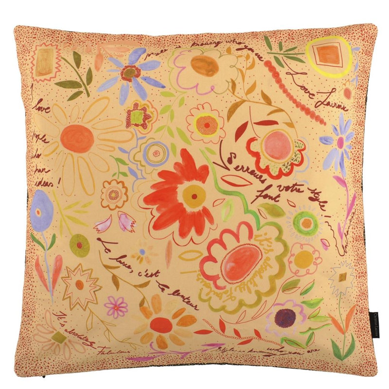 Dites Le Avec Des Fleurs Azur Decorative Pillow