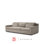 Canapé à accoudoirs carrés 100% polyester 108,66 po The Met x Eichholtz