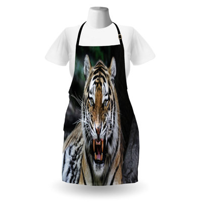 No Pattern Bib Apron