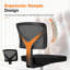 Chaise de bureau sans accoudoirs-1017391873