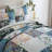100% Cotton Floral Pattern Reversible Patchwork Quilt Set-102042629-113494282