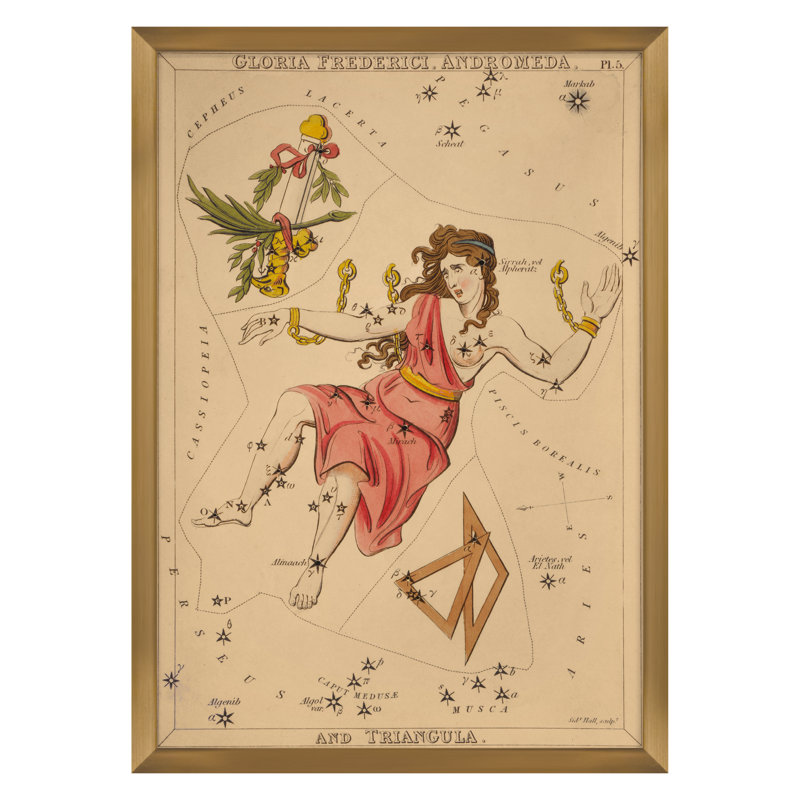 Gloria Print by Grand Archives, Gold Framed, 32" H x 23" W