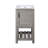 Bathroom Sink Cabinet With Rectangular Ceramic Basin