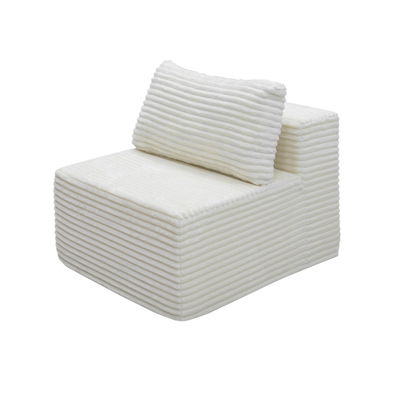 Single Chair-White, White
