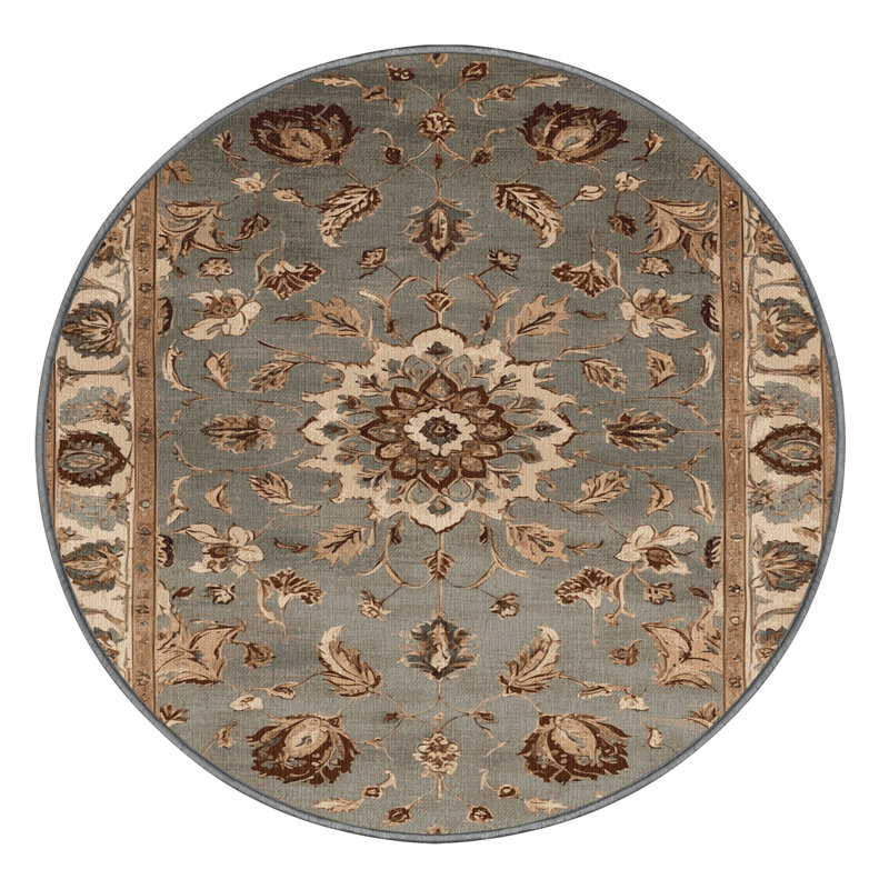 Tapis persan gris lavable à la machine