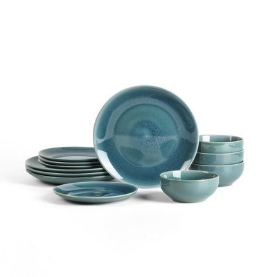 Stone Lain Riley 12-Piece Dinnerware Set Stoneware