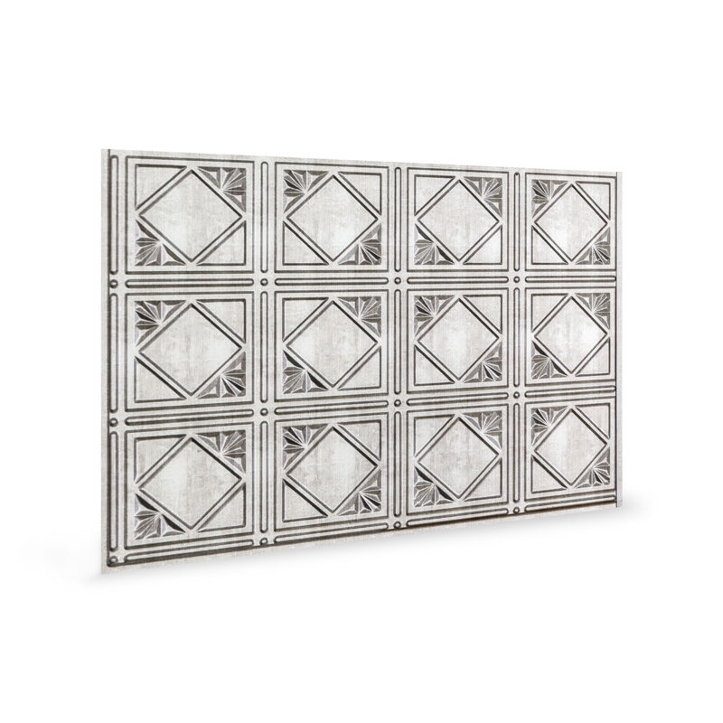 Dosseret Artnuovo Tin (paquet de 30), Argent Crosshatch