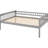 Full Over Bunk Bed With Drawers In Gray - Convertible For Bedroom Gray, Handled Drawer Storage, Build-1015177173-1015177179