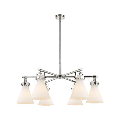 Lustre suspendu 6 lumières Newton Sphere