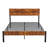 Queen Bed Frame With Wood Headboard And Footboard, Heavy Duty Platform Bed With Under Bed Storage, No Box Spring Needed