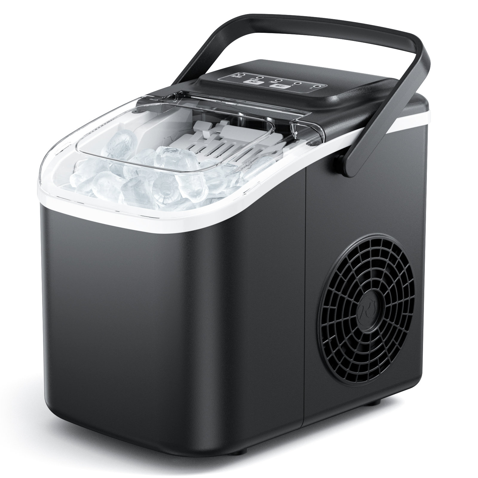 Countertop Bullet Ice Maker  26 lbs./Day with 2 Ice Sizes, Portable for Home and RV | Fridge.com