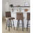 Hank 30" Fixed-Height Barstool With Bent Wood Legs & Round Footrest - Set Of  2-109576111-109576110