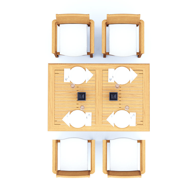 Ensemble repas d'extérieur Mas, 4