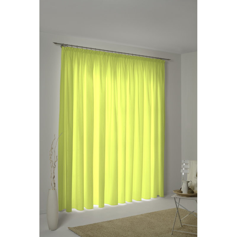 Eisenhauer Cotton Room Darkening Curtain Single Panel, Taupe, 132cm Width x 345cm Drop