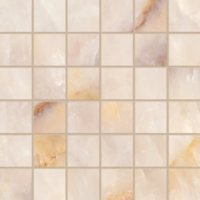 Supernova 2 x 2 mosaïque rose mat