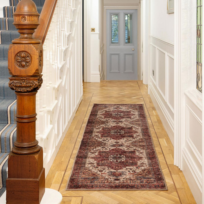 Vintage Look Area Rug, Runner 80 x 300 cm