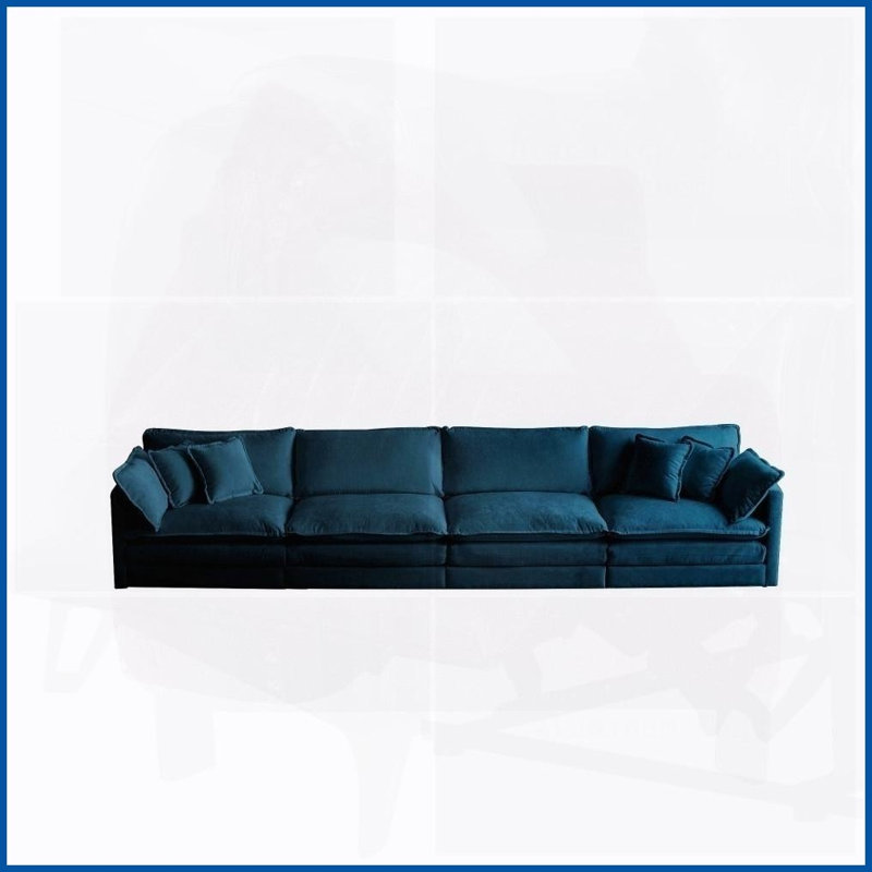 Canapé modulaire 4 places Modern, Blue