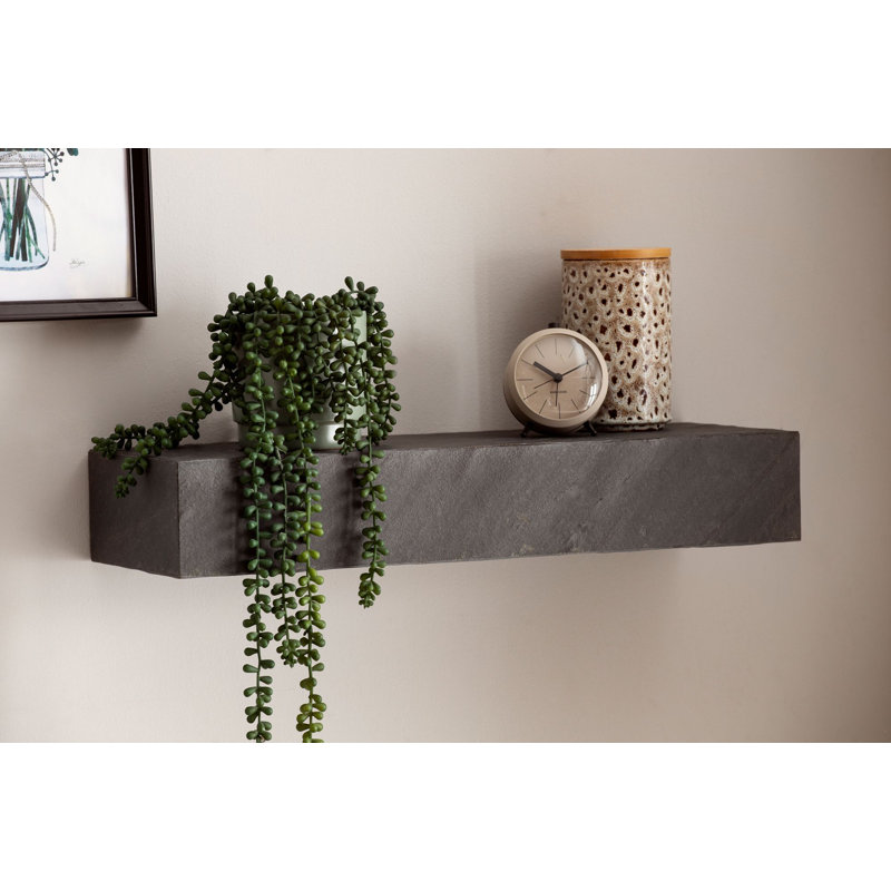 Nashiya Mango Solid Wood Floating Shelf, 10cm H x 60cm W x 20cm D