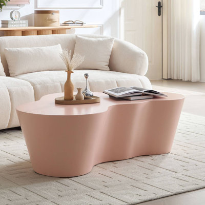 50" Unique Irregular Coffee Table