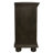 Athena 6-door Sideboard In Antique Black With Traditional Carving On Solid Wood