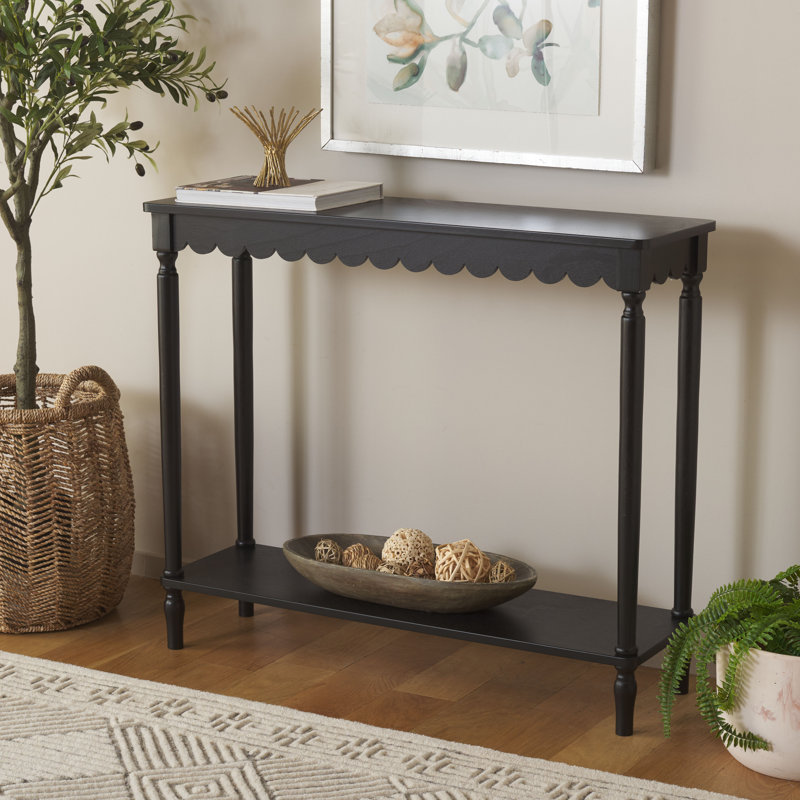 Havre de console, Noir mat