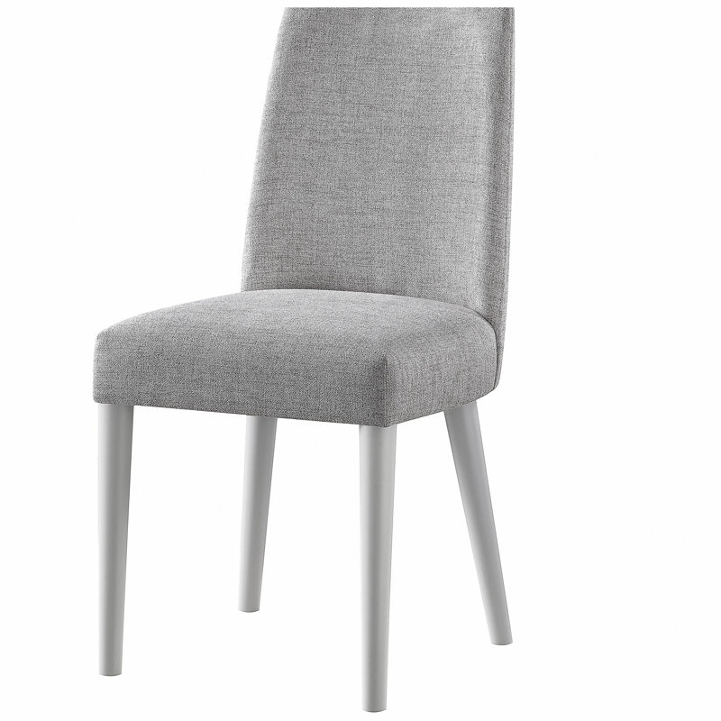 Chaise Taylor avec pieds gris, Gris
