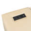 Lit double tapissier beige avec rangement intégré et charge, lit gigogne pour les invités occasionnels, plateforme de chargement, lit gigogne confortable