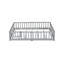 Lit double pour enfants avec barrière et porte Montessori-129673932-129673931