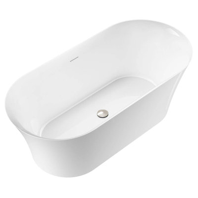 67'' x 31.5'' Freestanding Soaking Acrylic Bathtub