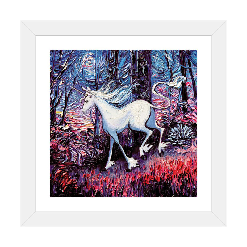 Reproduction d’art, "A long Journey" par aja Trèves, Blanc, H 24 po x l 24 po x p 1 po, Papier encadré blanc