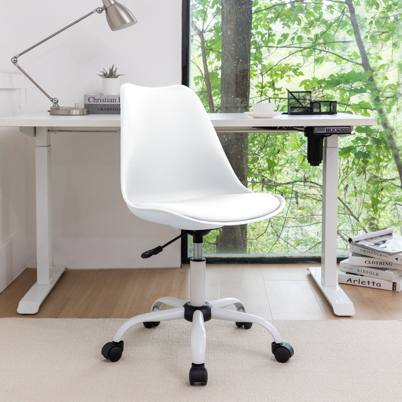 Chaise de bureau Beppina, Blanc