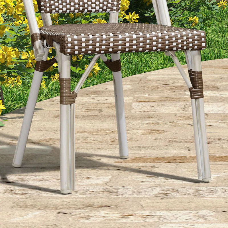 Chaise de terrasse Jahnyla, Brun