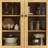  72.5"H Kitchen Pantry With Glass Door And Microwave Shelf-1509388179