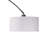 81"H WHITE SINGLE ARCH WITH MARBLE BASE FLOOR LAMP