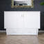 Commode avec lit escamotable et matelas de 6 po, tiroir de rangement et chargeur intégré Greeson-257344329-139902399
