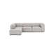 Shonnard Corduroy Modular Corner Sectional W/ Open End Chaise, 4 Piece