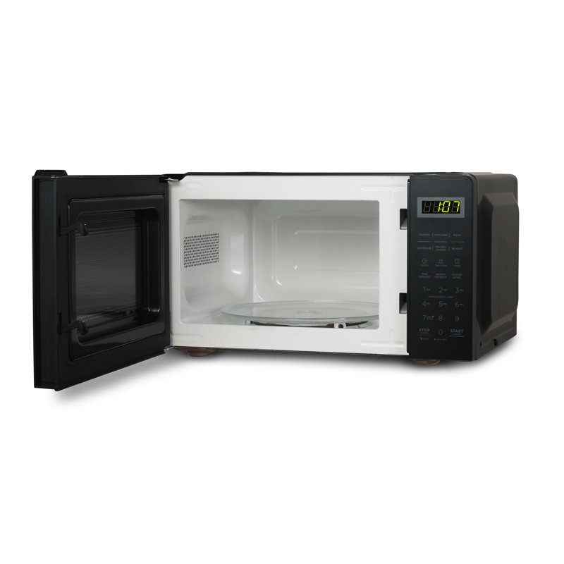COMMERCIAL CHEF 0.7 Cu.Ft Microwave with 10 Power Levels, Black