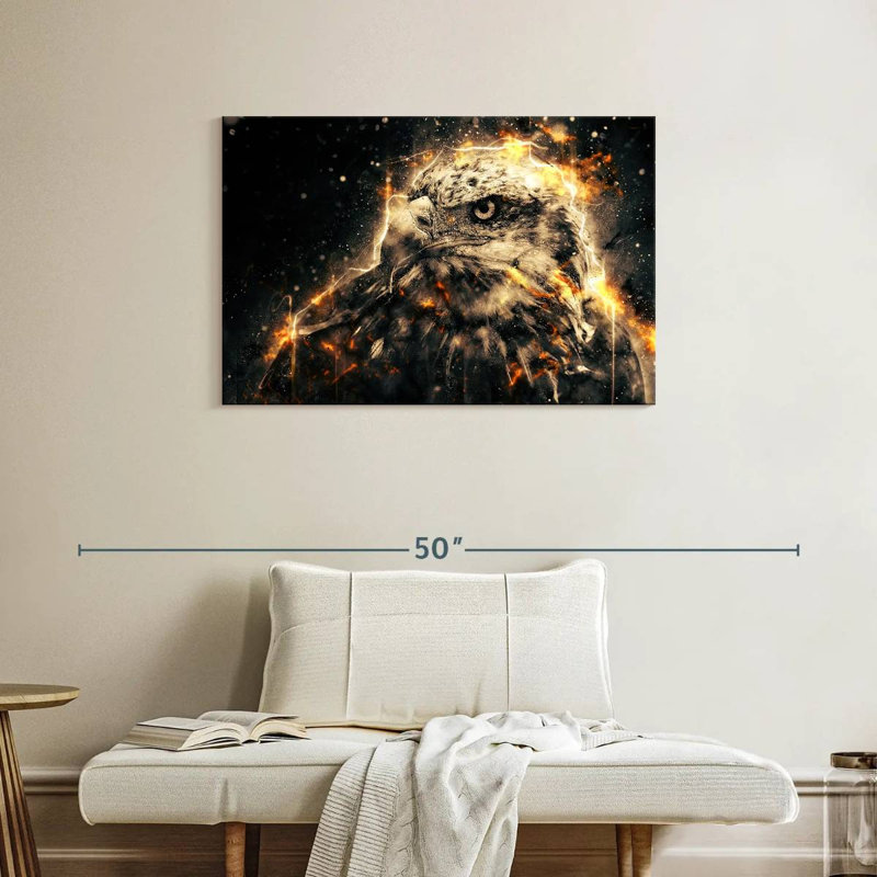 Majestic Eagle, 24" H x 36" W