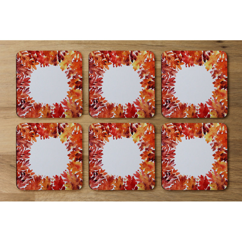 Square 6 Piece Coaster Set