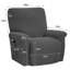 Housse pour fauteuil inclinable à coussins carrés/rectangulaires-822097276
